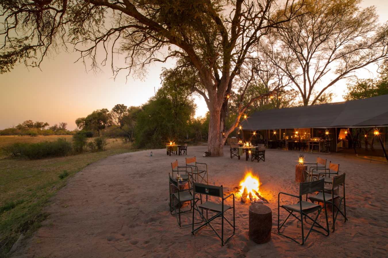 Machaba Camp camp fire 