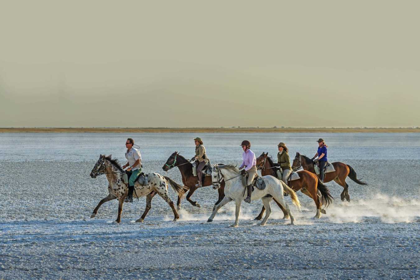 Horse riding at Jacks Camp 