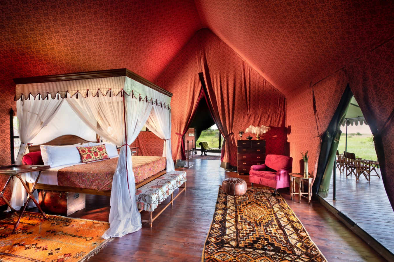 Jacks Camp bedroom 