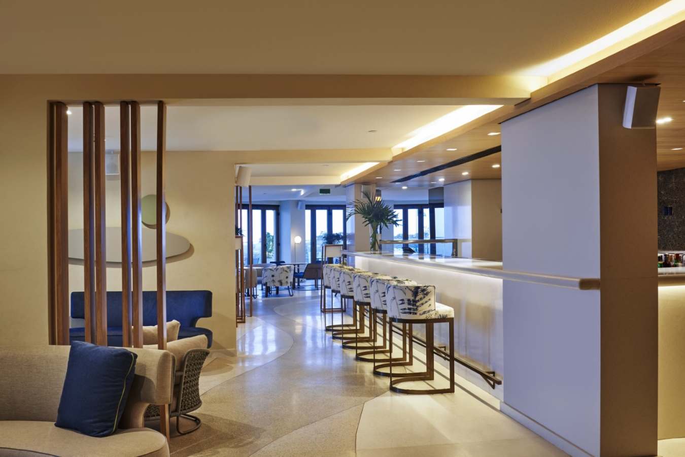The bar 