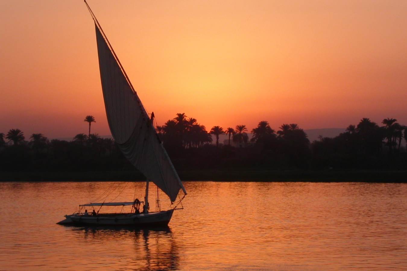 Felucca ast sunset 
