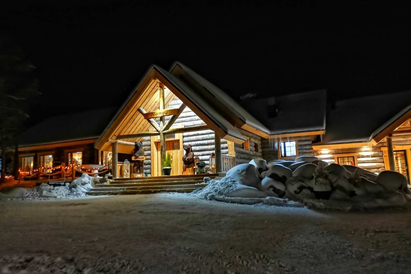 Hotel entrance 
