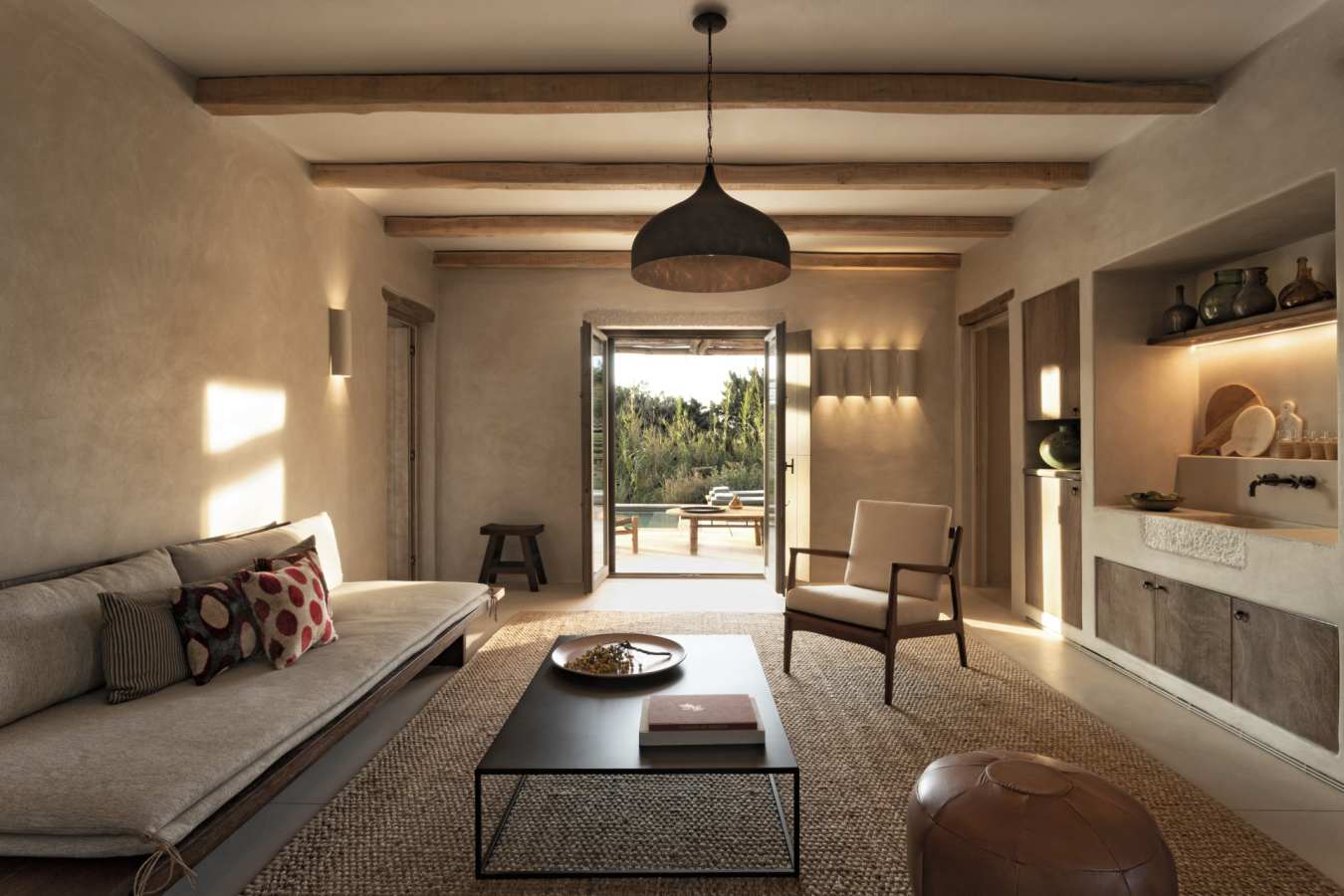 Garden View Villa living room 