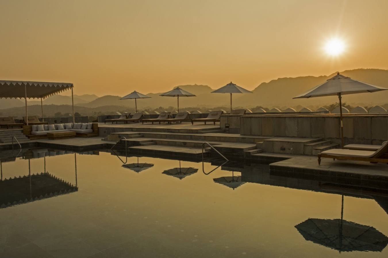 Sunset pool