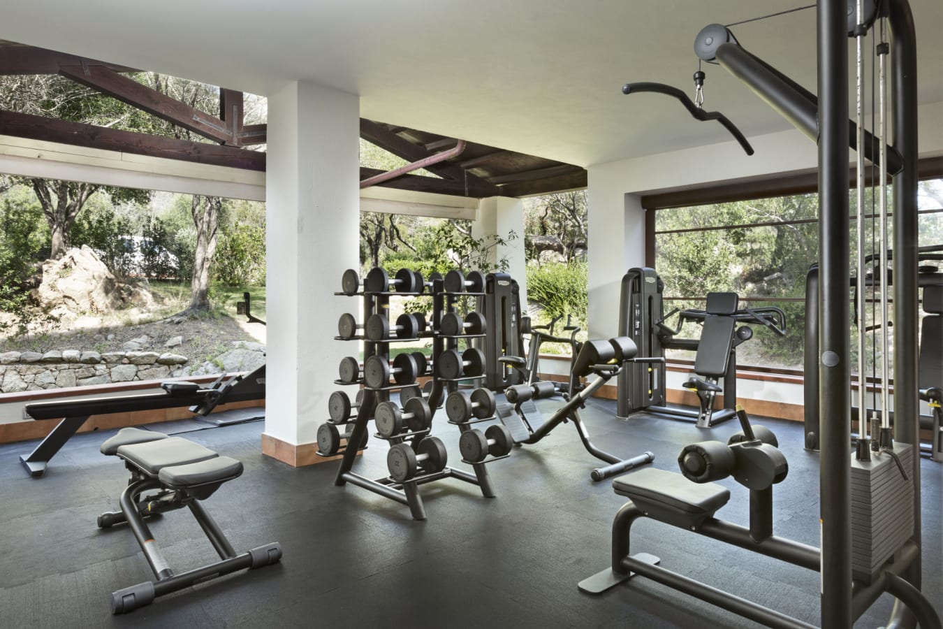 Gym area  