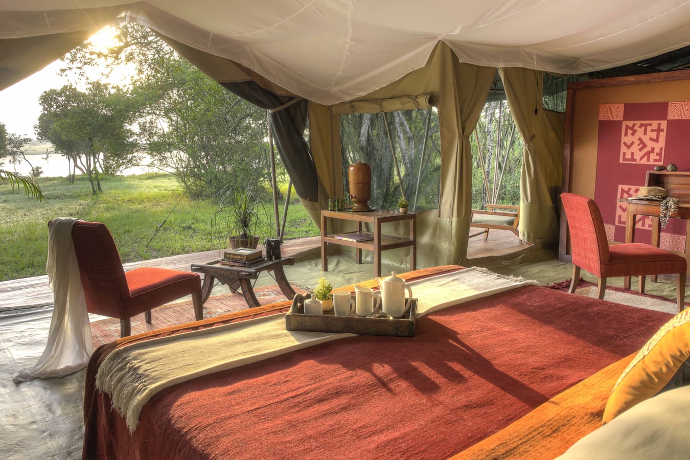 tent view  