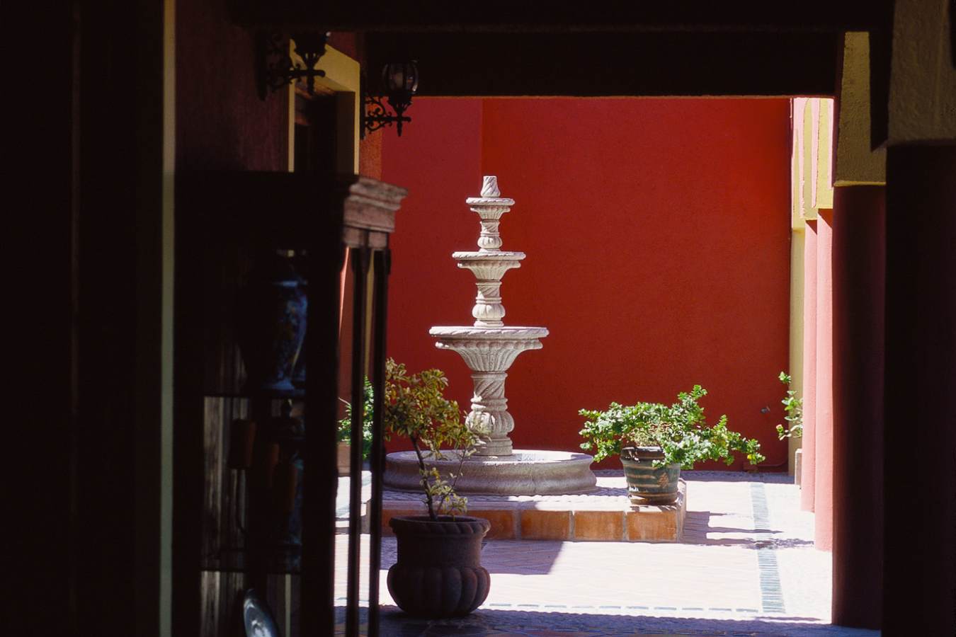 Fountain - Posada de las Flores La Paz