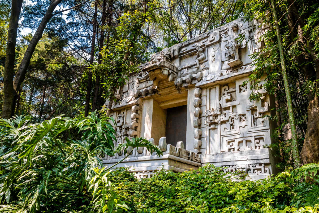 Mayan Temple at Anthropology Museum 