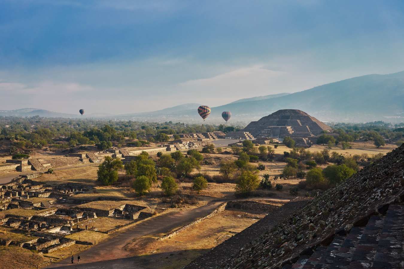 Teotihuacan pyramids in Mexico 