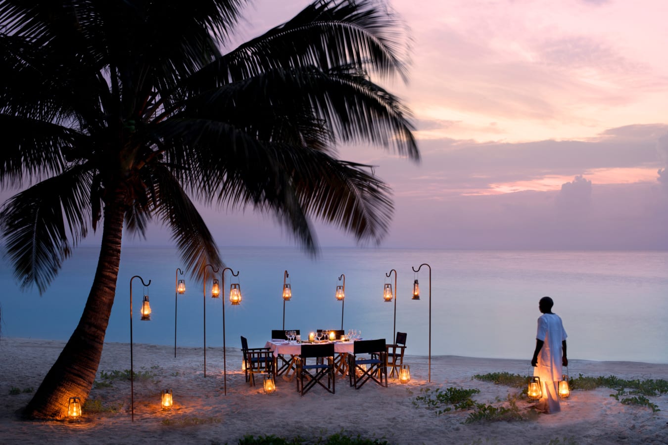 beach dinner  