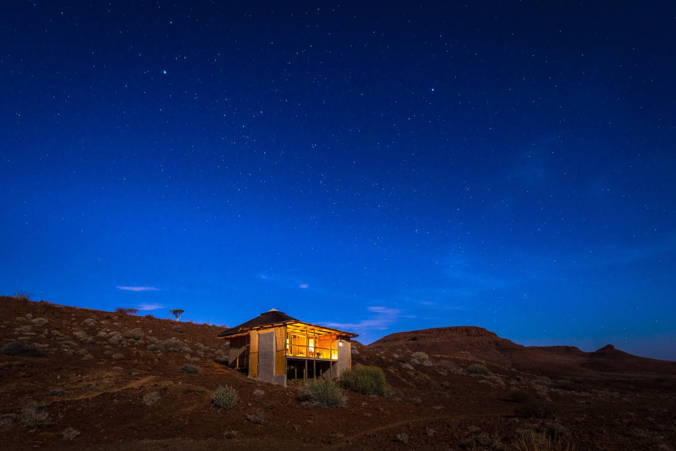 Bedroom at night 