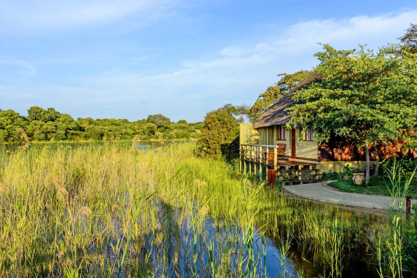 Views overlooking the river 