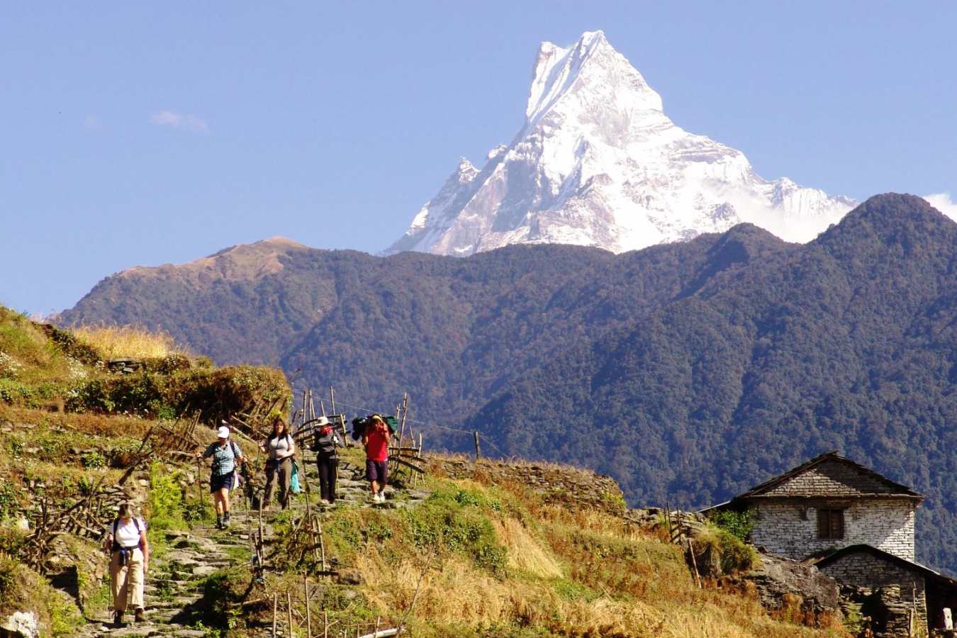 Annapurna Mountains  - On a high in Nepal