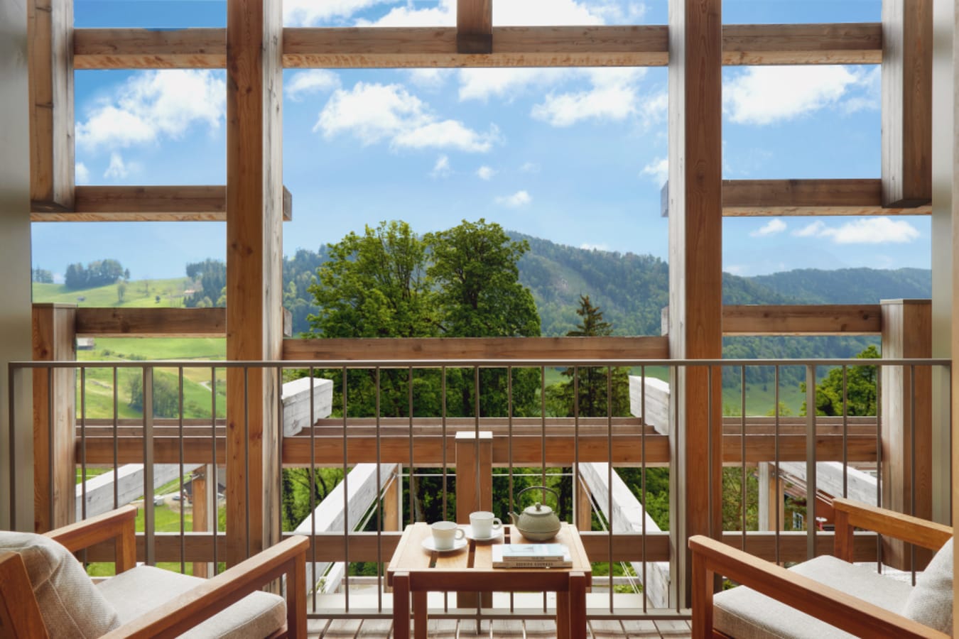 Alpine Deluxe room with balcony  
