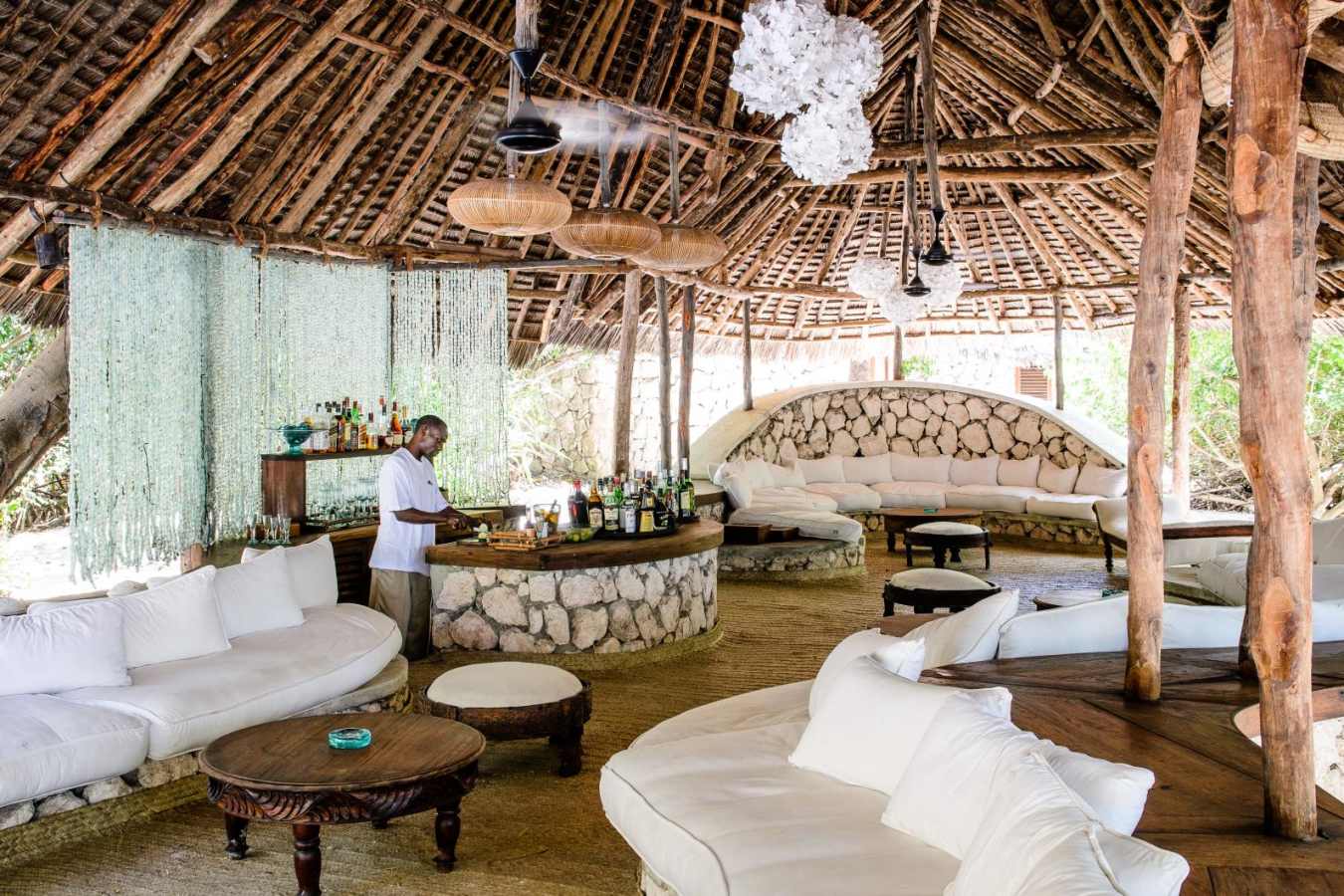 Lounge - Mnemba Island Lodge