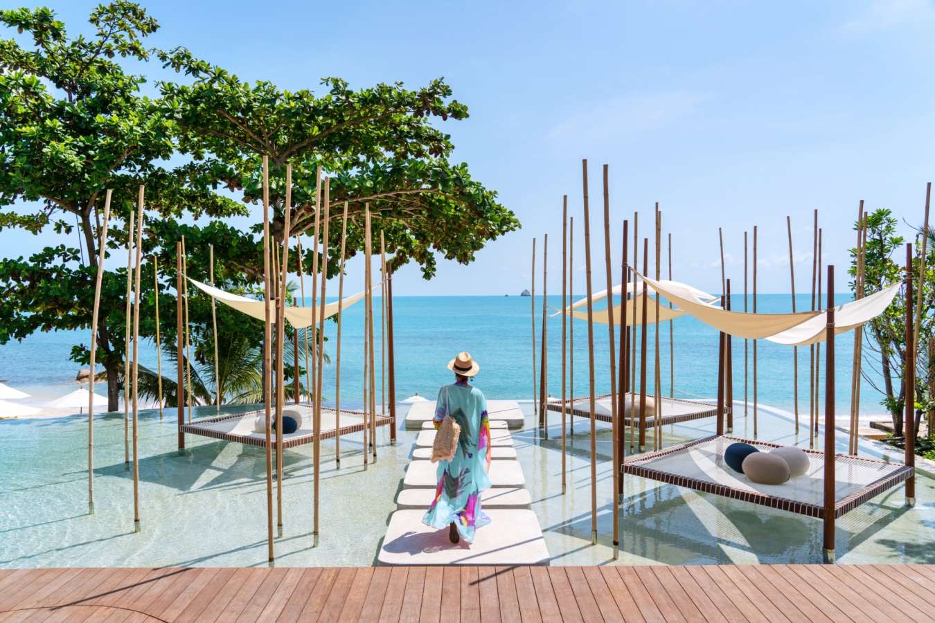 Pool at Six Senses Samui