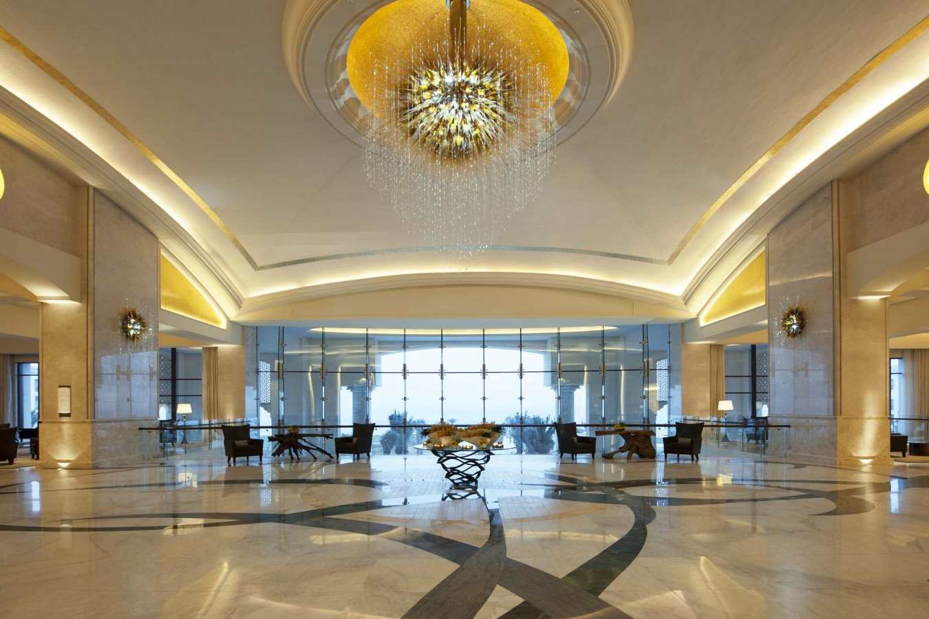 Reception area  - St Regis Saadiyat Island 