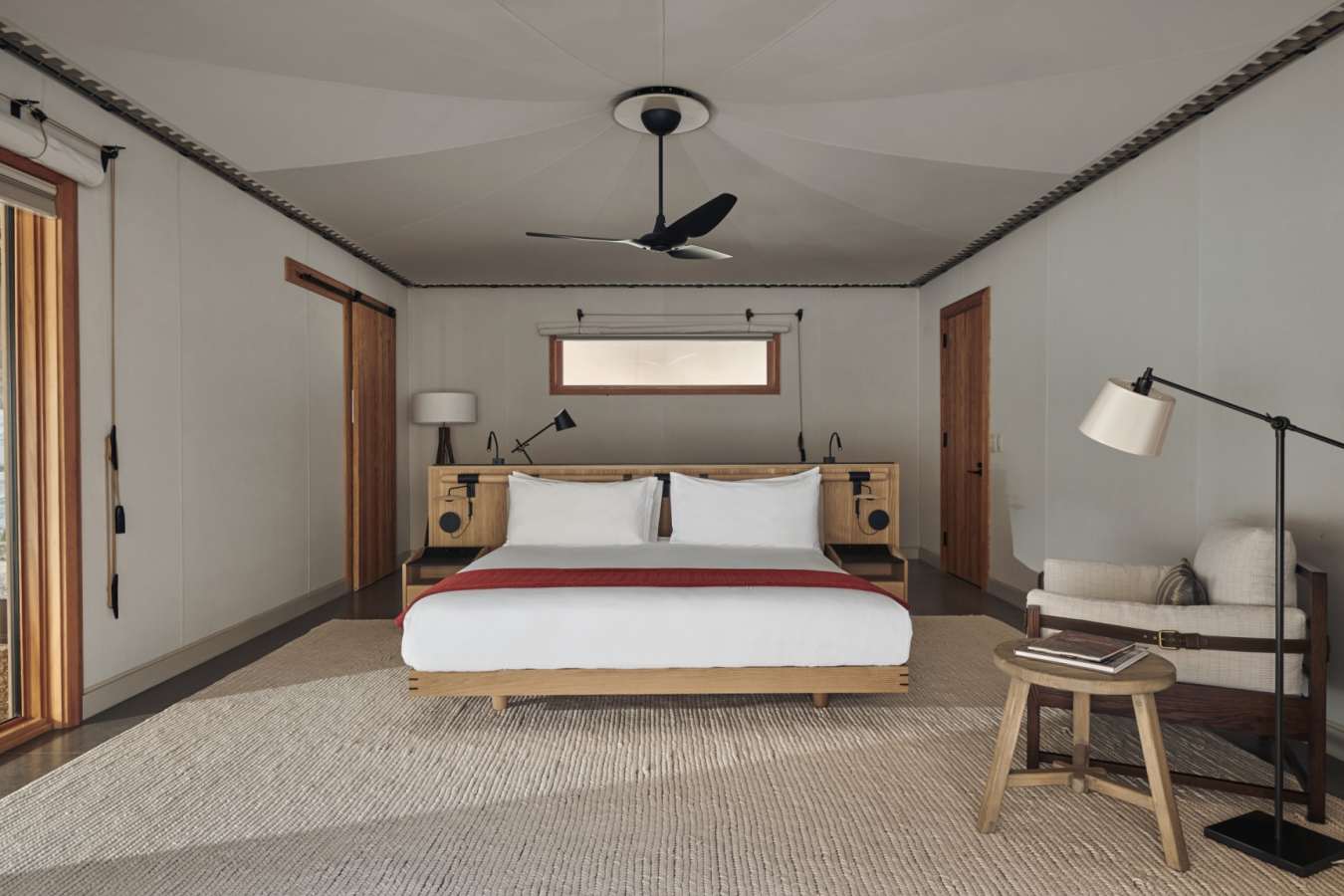 Tent interior 