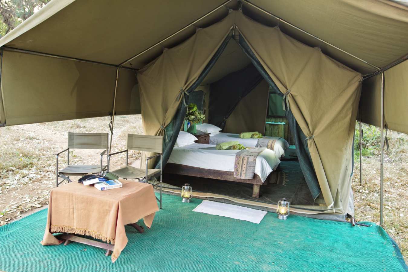 Tent set up 