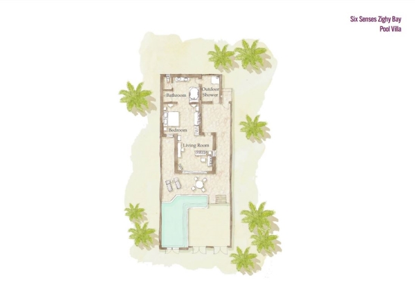 Pool Villa Floorplan 