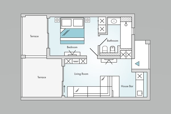 Laguna Suite Floor Plan 