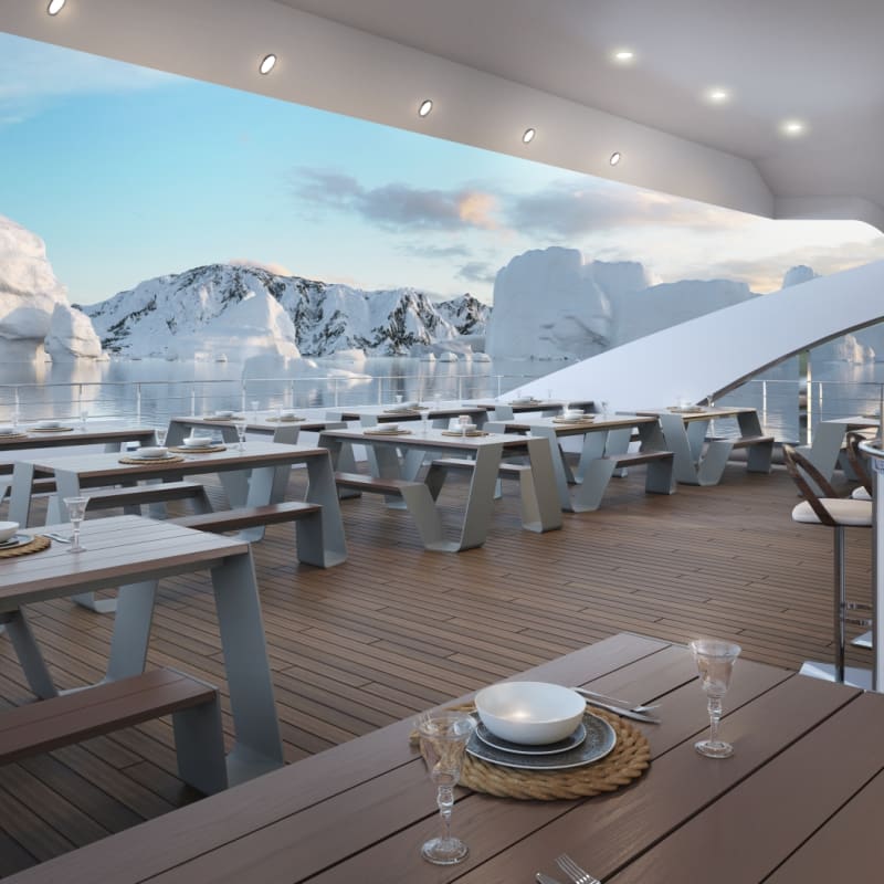 BBQ Deck - M/V Magellan Explorer