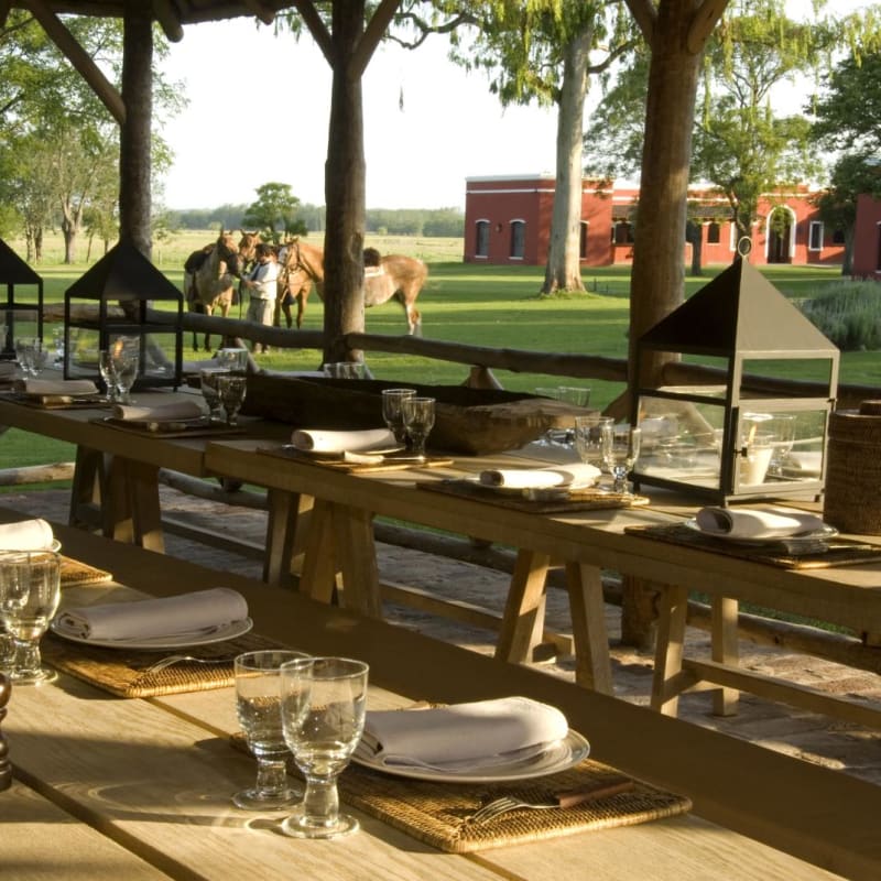 Lunch at the stables - Estancia La Bamba