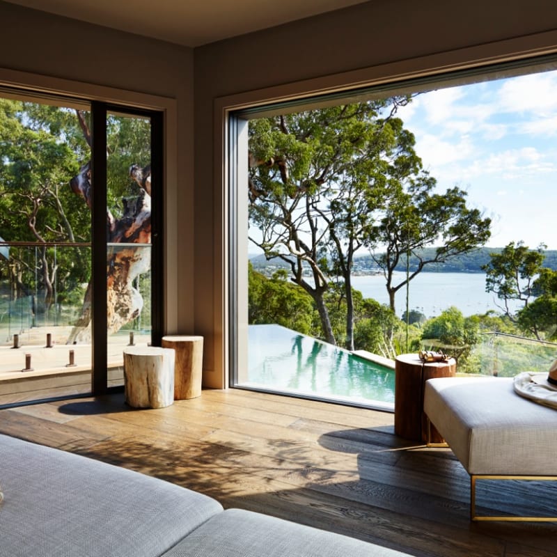 View of Pool from Suite - Pretty Beach House