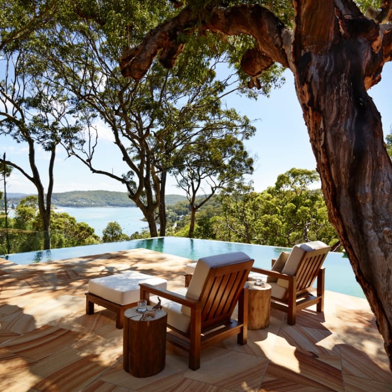Pool and View - Pretty Beach House
