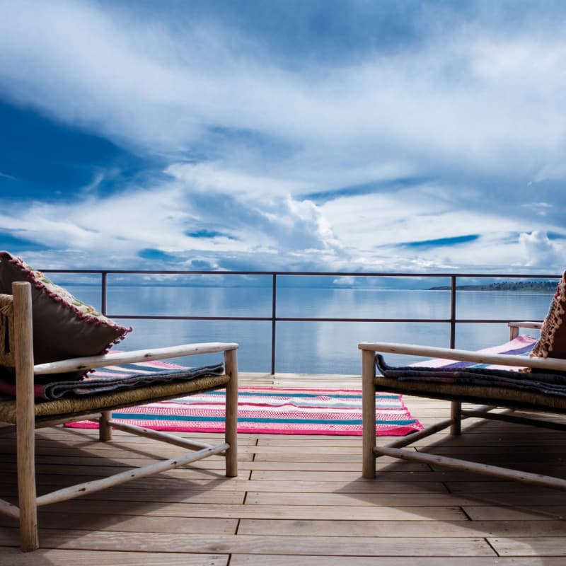 Views from Titilaka Lodge - Atacama to Lake Titicaca