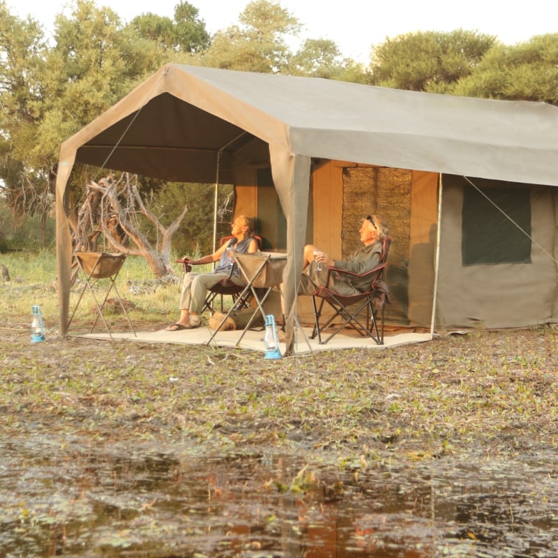 Mobile tent - Khwai