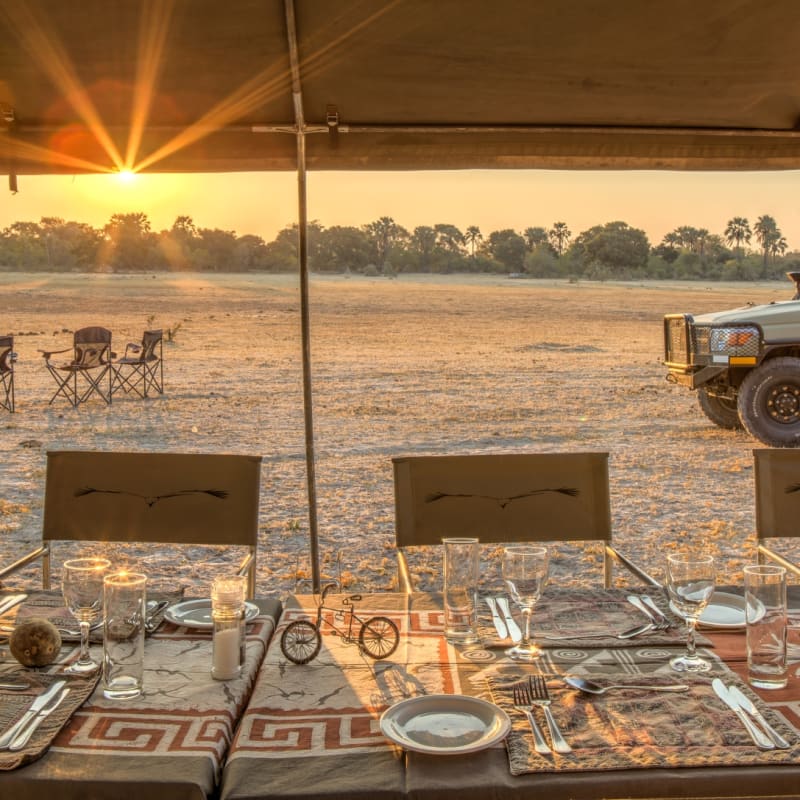 Dinner set up 