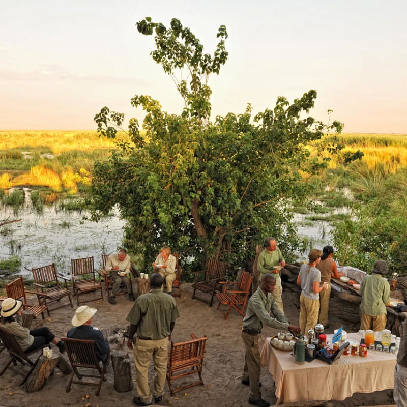Outdoor Breakfast - Linyanti Bush Camp