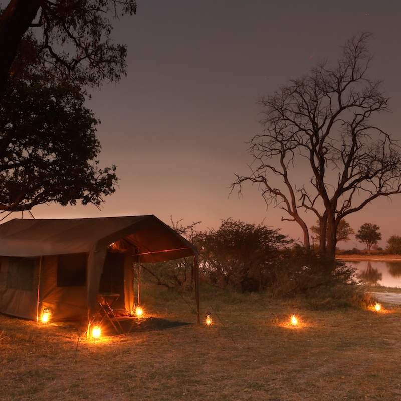 Tent Exterior - Wild Botswana 