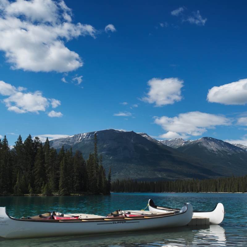 Canoes in Jasper - A Week in Western Canada
