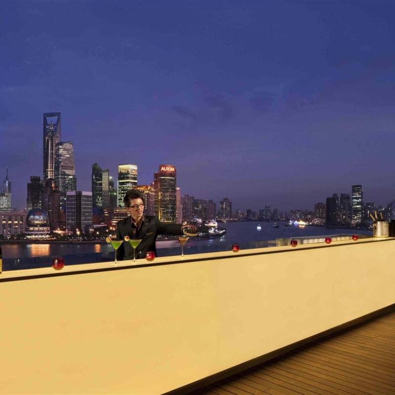 Rooftop Bar, Peninsula Shanghai - China Explorer