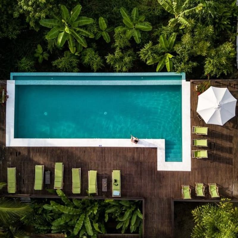 Aerial views of the Pool - Tayrona Private Villa