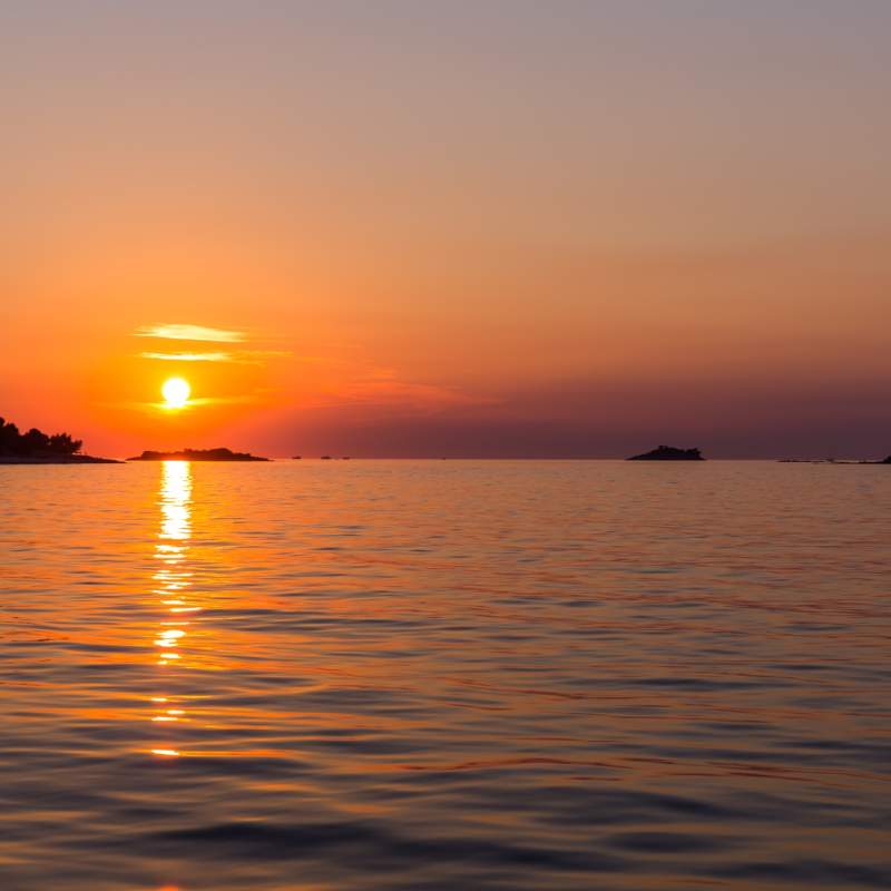 Sunset - Venice and Croatia