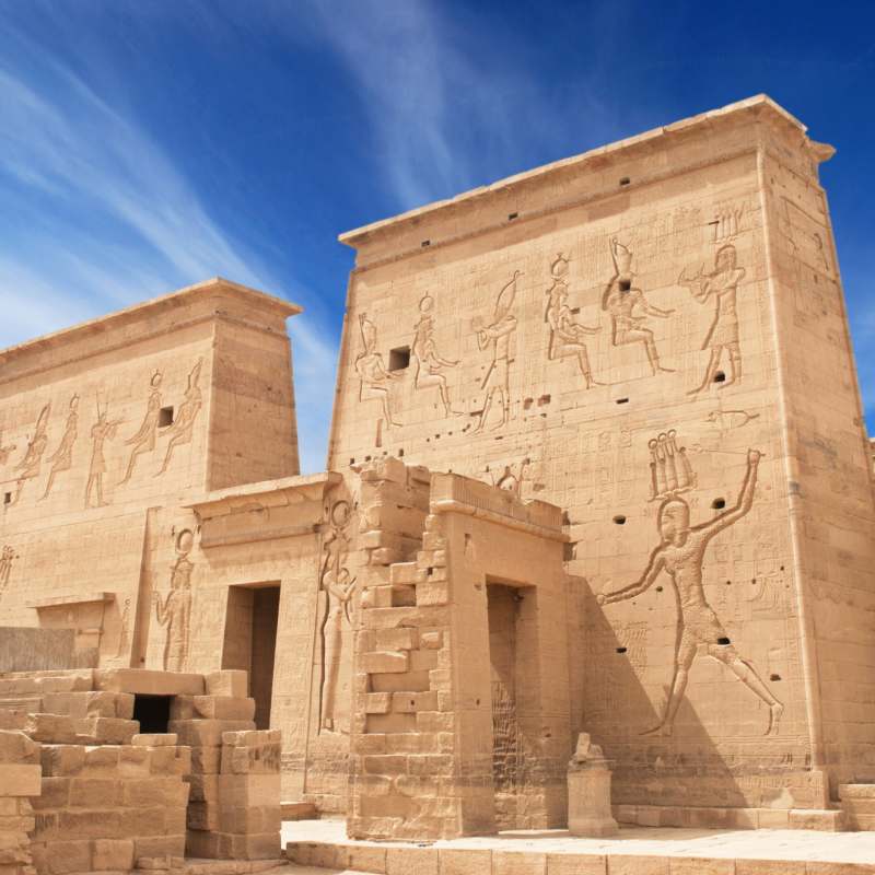 Temple facade  