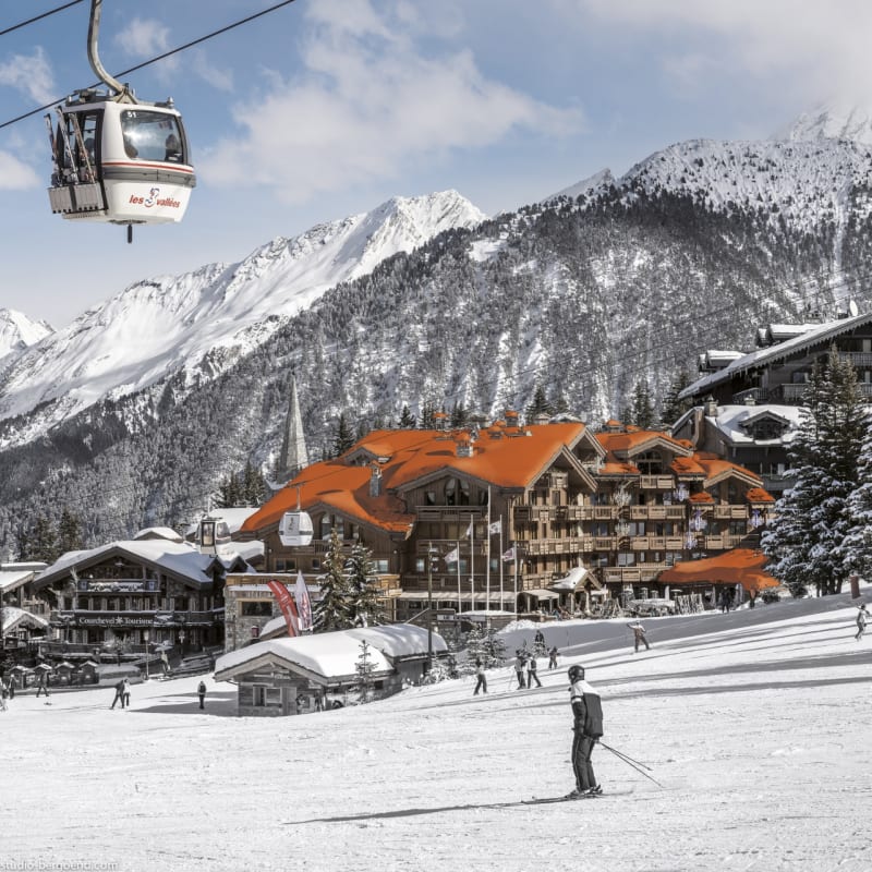 Ski in / ski out location - Grandes Alpes Private Hotel