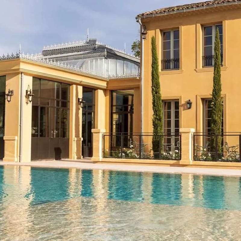 Outside pool 