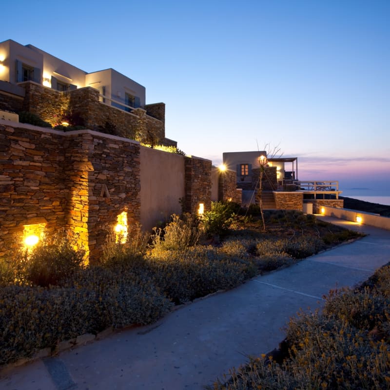 Exterior at night 