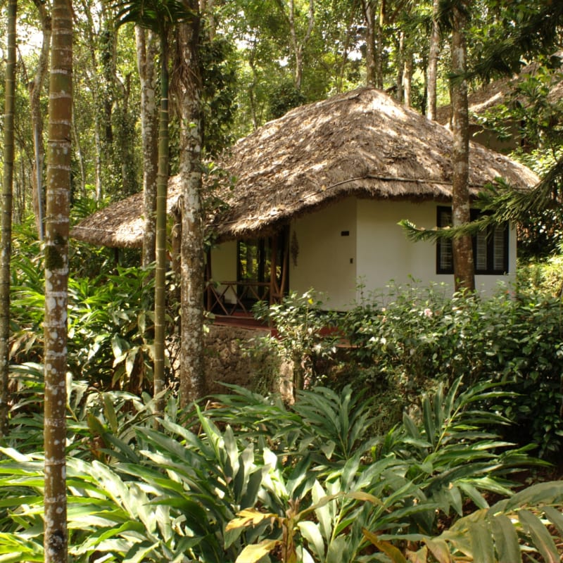 Hut Exterior - Shalimar Spice Garden