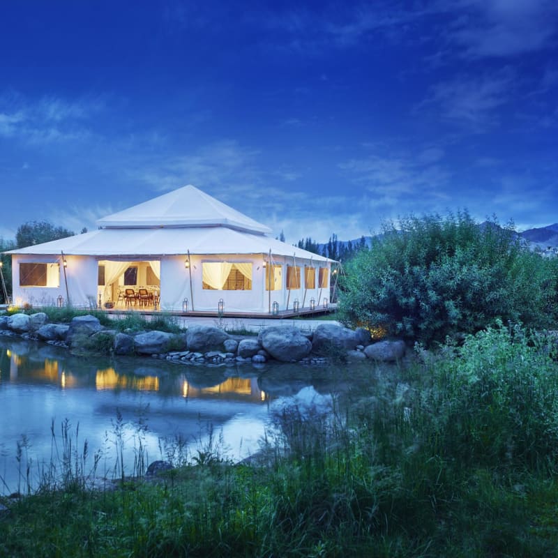 Dining Tent - Chamba Camp, Thiksey