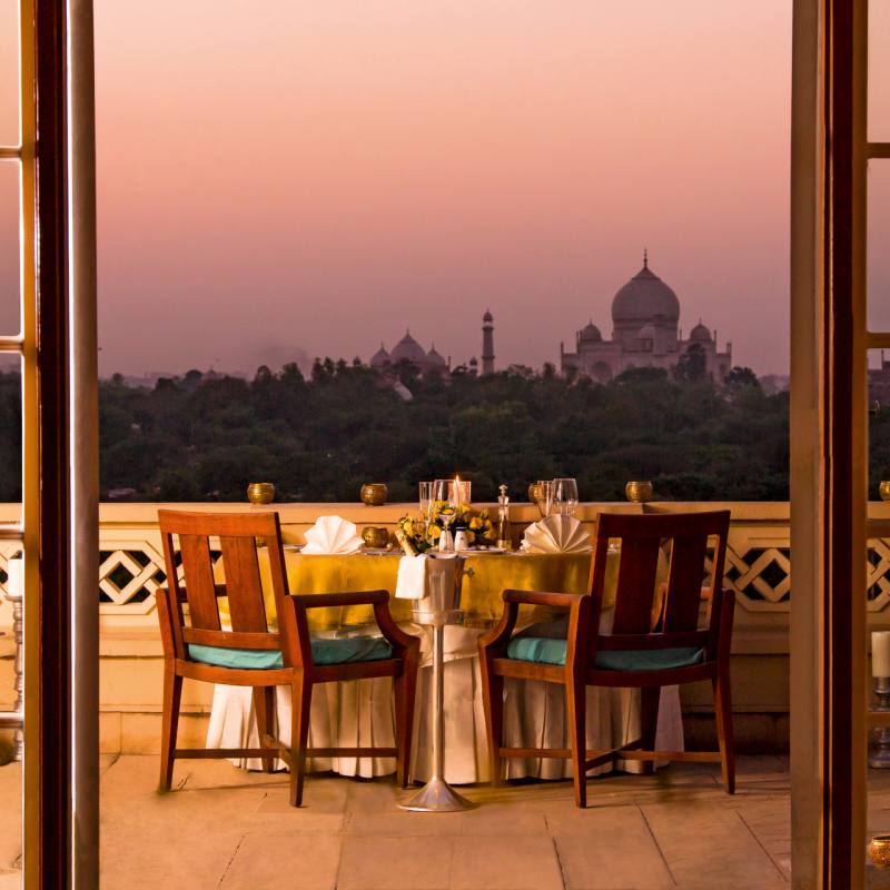 Private dining - Oberoi Amarvilas 