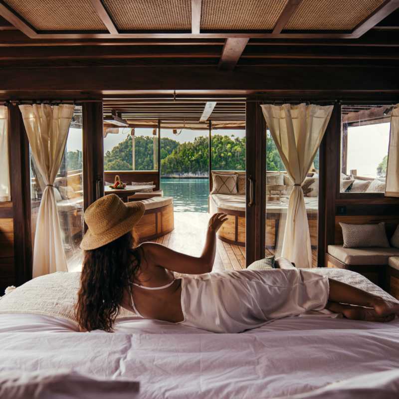Bedroom and Deck View 