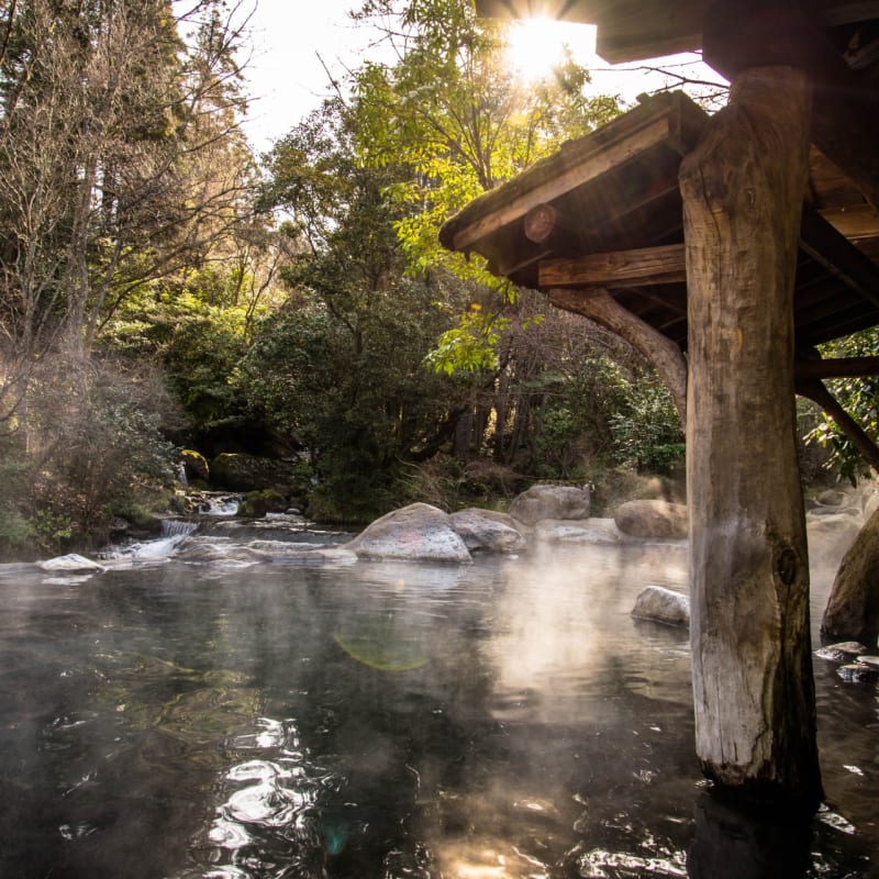 Onsen in Kurokawa - Takefue Ryokan