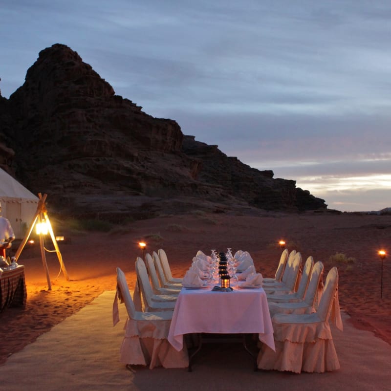 Dinner under the stars 