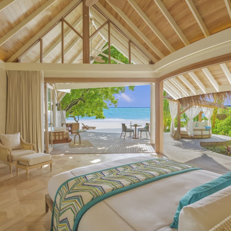 Beach Pool Villa Interior - Milaidhoo