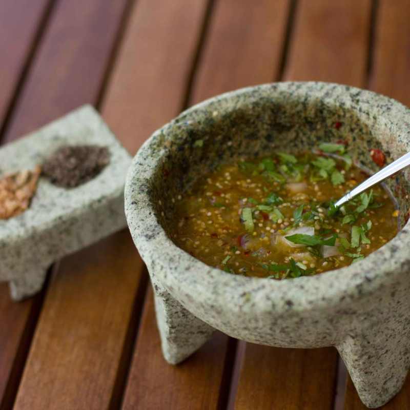 Preparing spices - A Taste of Mexico